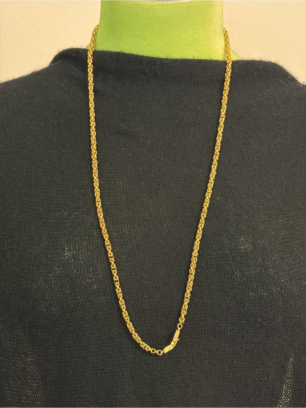 Givenchy Gold-Tone Chain Necklace with Signature G Clasp